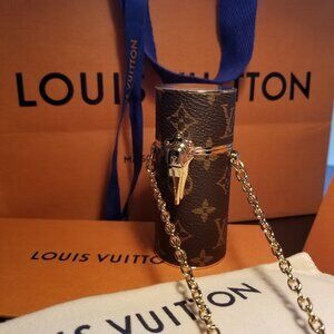 Louis Vuitton Lipstick Case Monogram Ebene (*NEW) w/tags